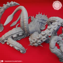 Kraken - Tabletop Miniature (Pre-Supported) 3d model