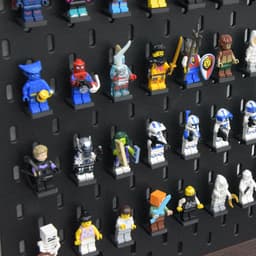 IKEA Skadis Bracker for LEGO Minifigures | Bricks, Easy Mount 3d model