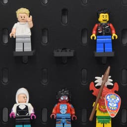 IKEA Skadis Bracker for LEGO Minifigures | Bricks, Easy Mount 3d model