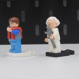 IKEA Skadis Bracker for LEGO Minifigures | Bricks, Easy Mount 3d model