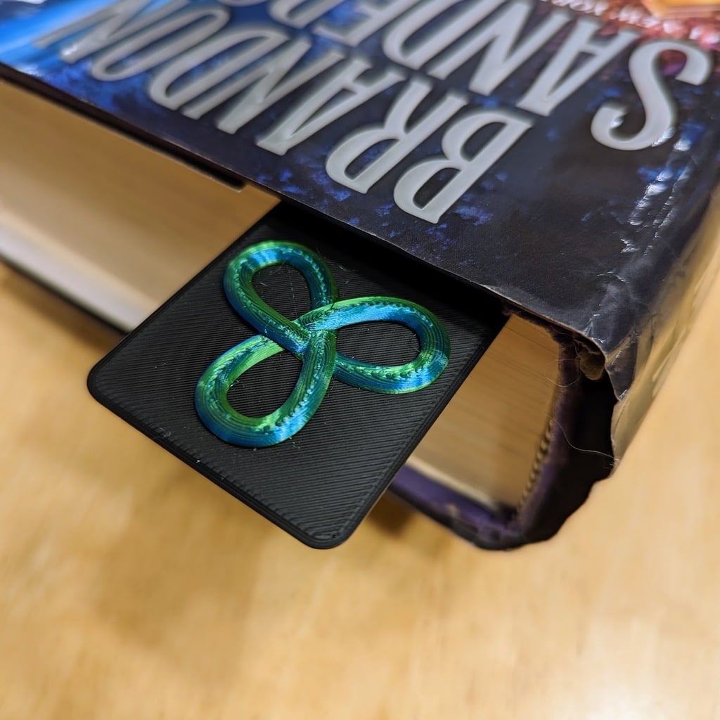 Triquetra (Trinity Knot) Bookmark 3d model