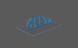 Audi - RS4 2000 Wall Art 3d model