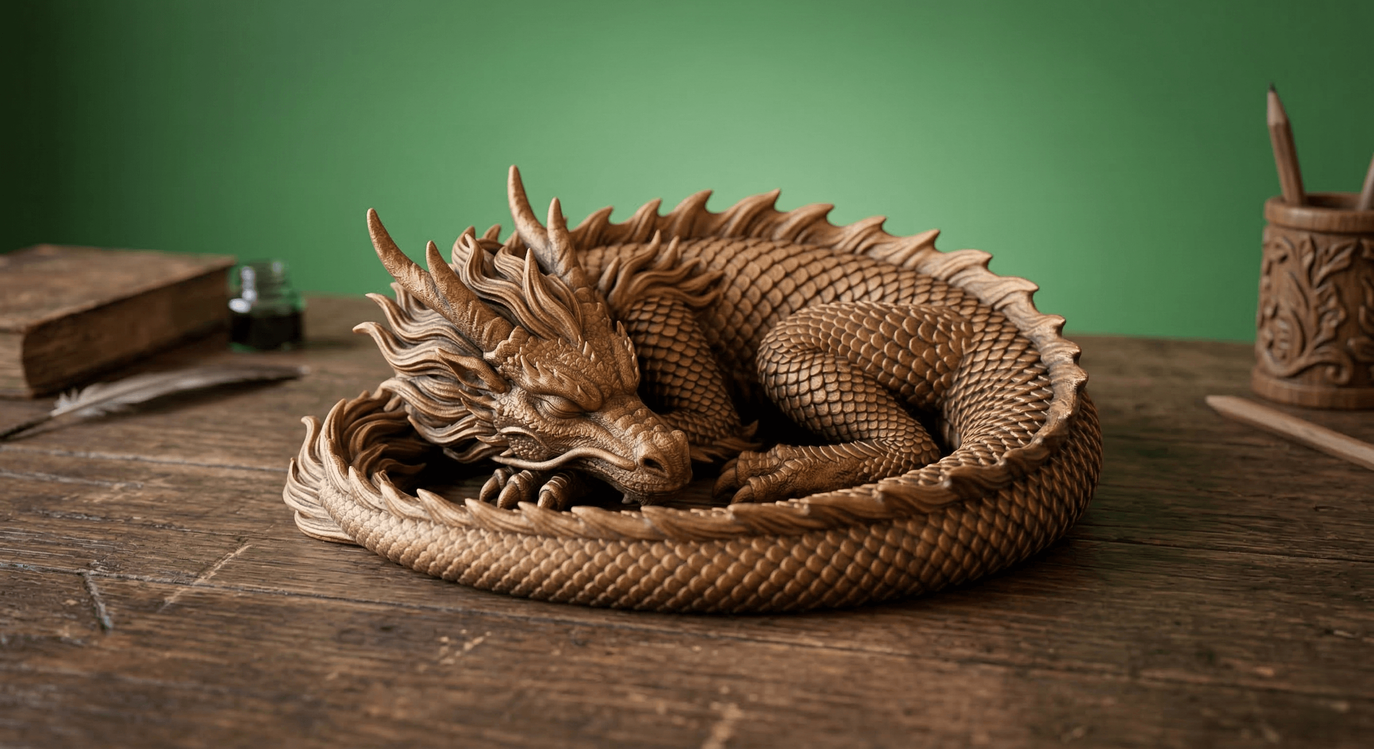 Asiatic Sleeping Dragon Series #4 3d model