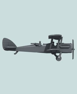 1:144 Airco D.H.4 (RNAS) 3d model