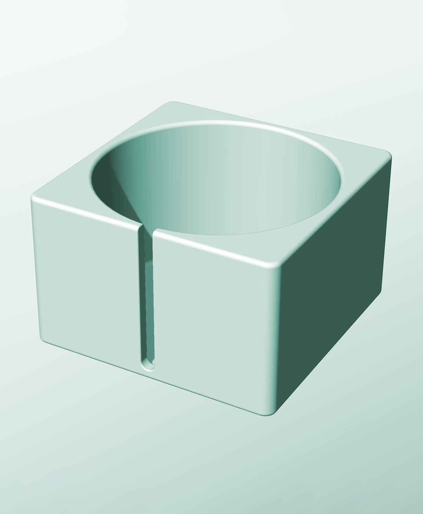 CS162-110-S Stackable slotted component box for creative makers 3d model