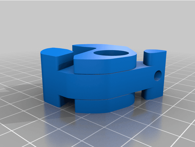 Flashlight clamp 3d model