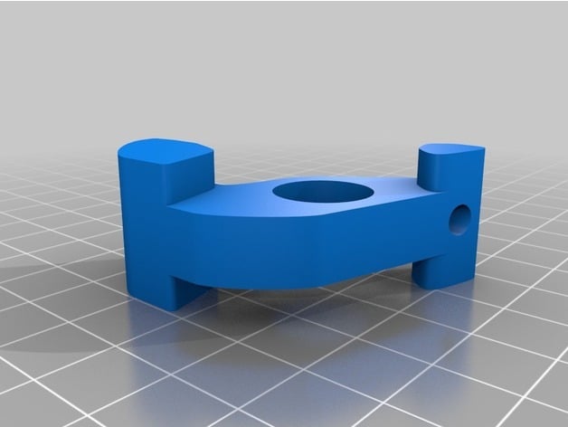 Flashlight clamp 3d model