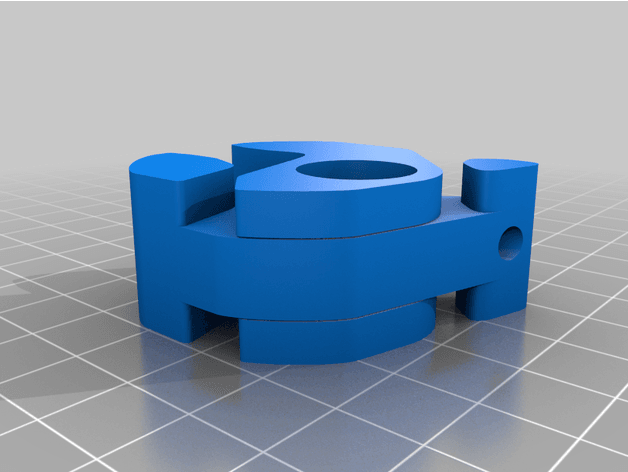 Flashlight clamp 3d model