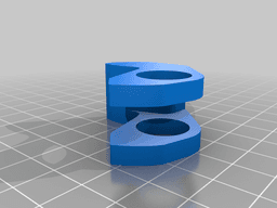 Flashlight clamp 3d model