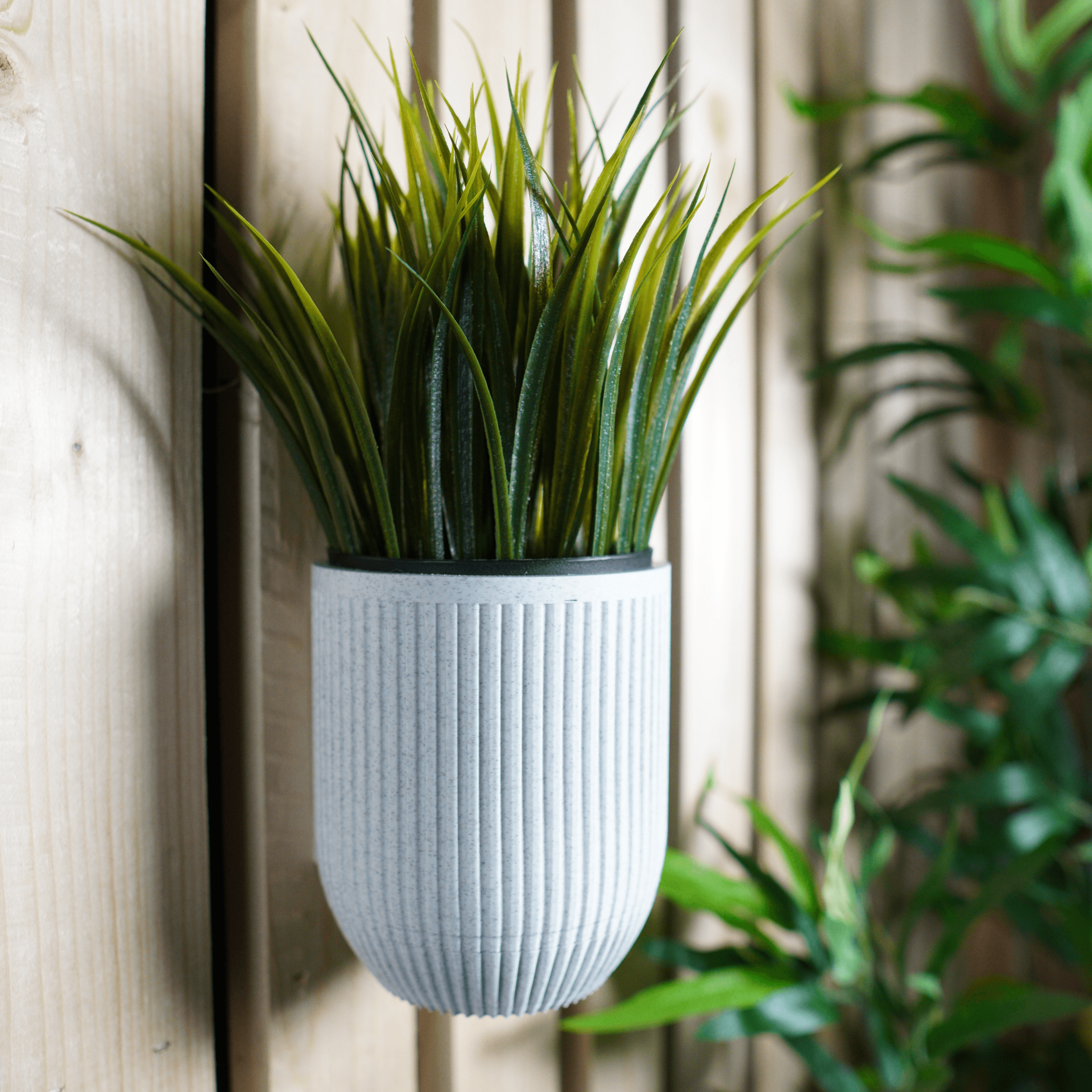 Mid-Century Vertical Wall Planter 3d model
