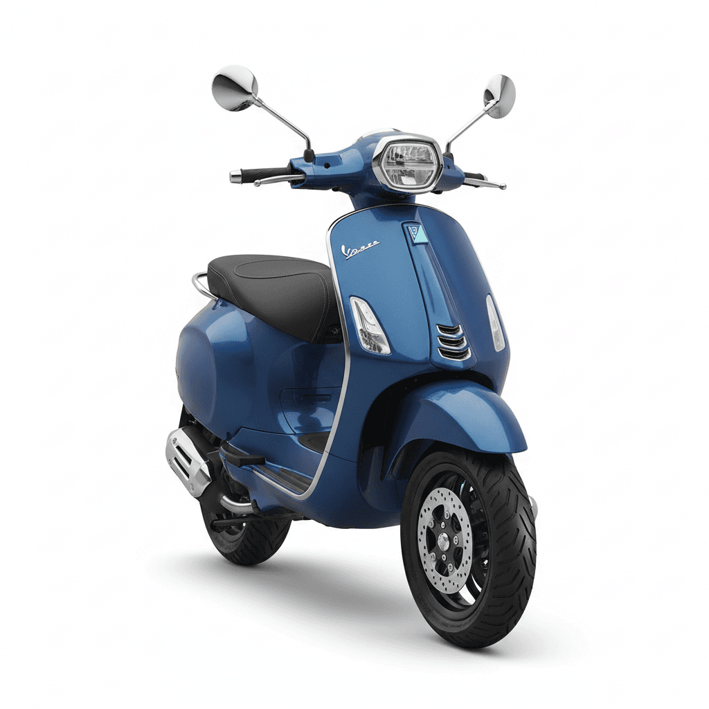 Vespa S125 Retro Urban Scooter 3d model