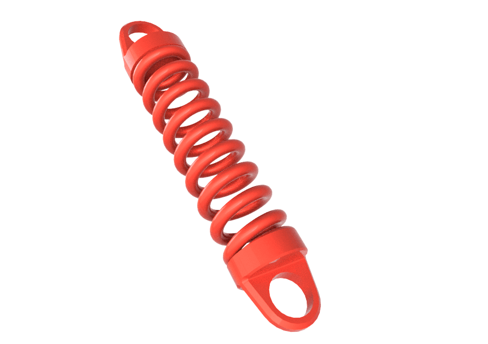 Extension spring 100N.stl 3d model