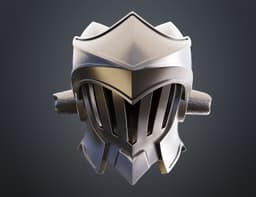 Female Goblin Slayer's Helmet 3d model