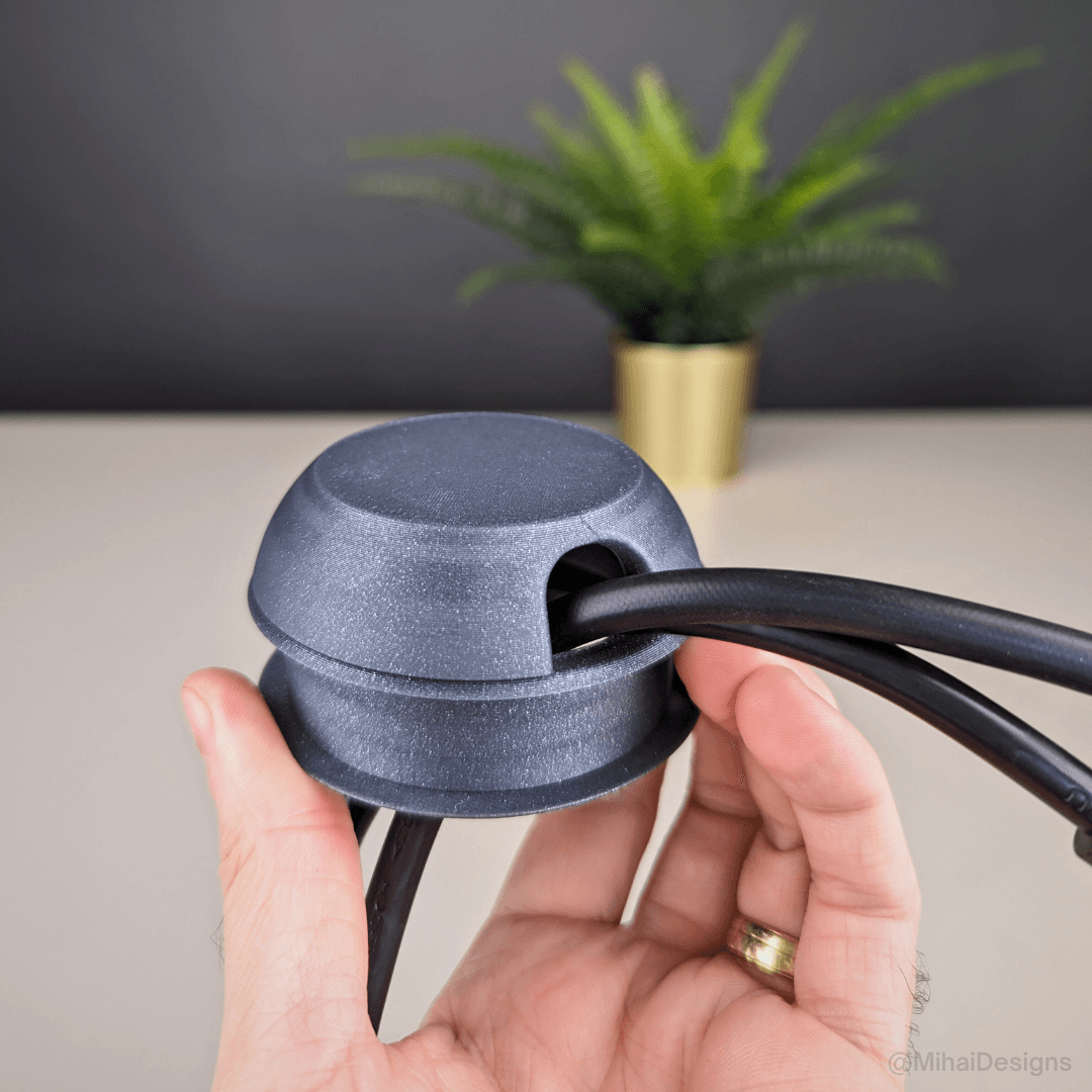 Cable desk grommet 60mm 3d model