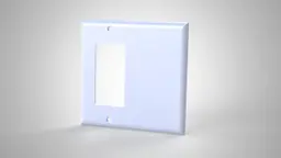 Double Gang Light Switch Cover 3d model