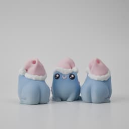 Santa Butt Frog 3d model