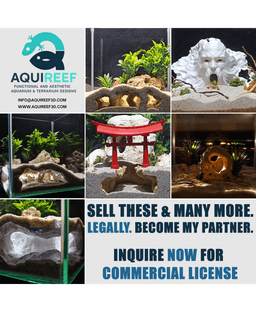 Aquarium & Terrarium Cave - Pet Shelter and Hide: easy printable pet safe design 3d model