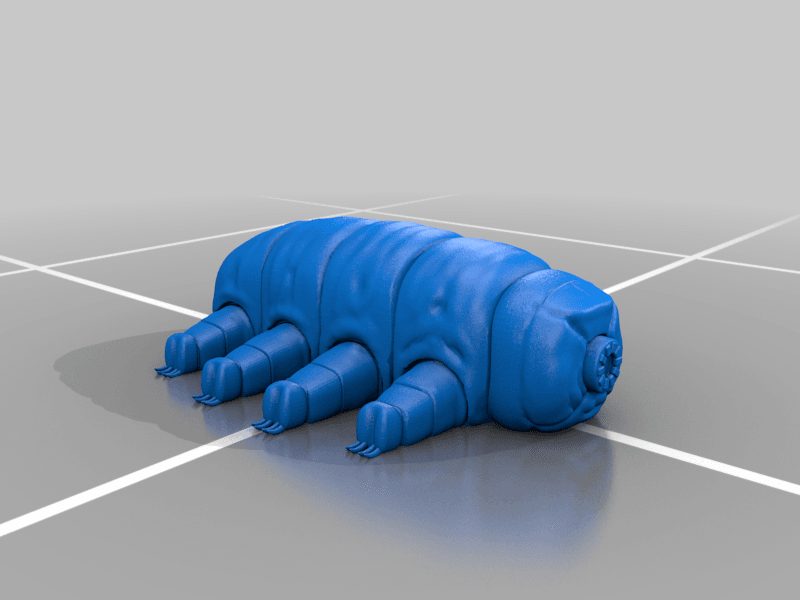 Articulated Tardigrade 3d model