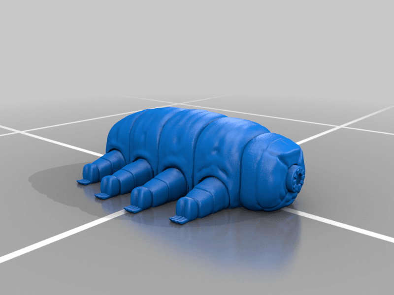 Articulated Tardigrade 3d model