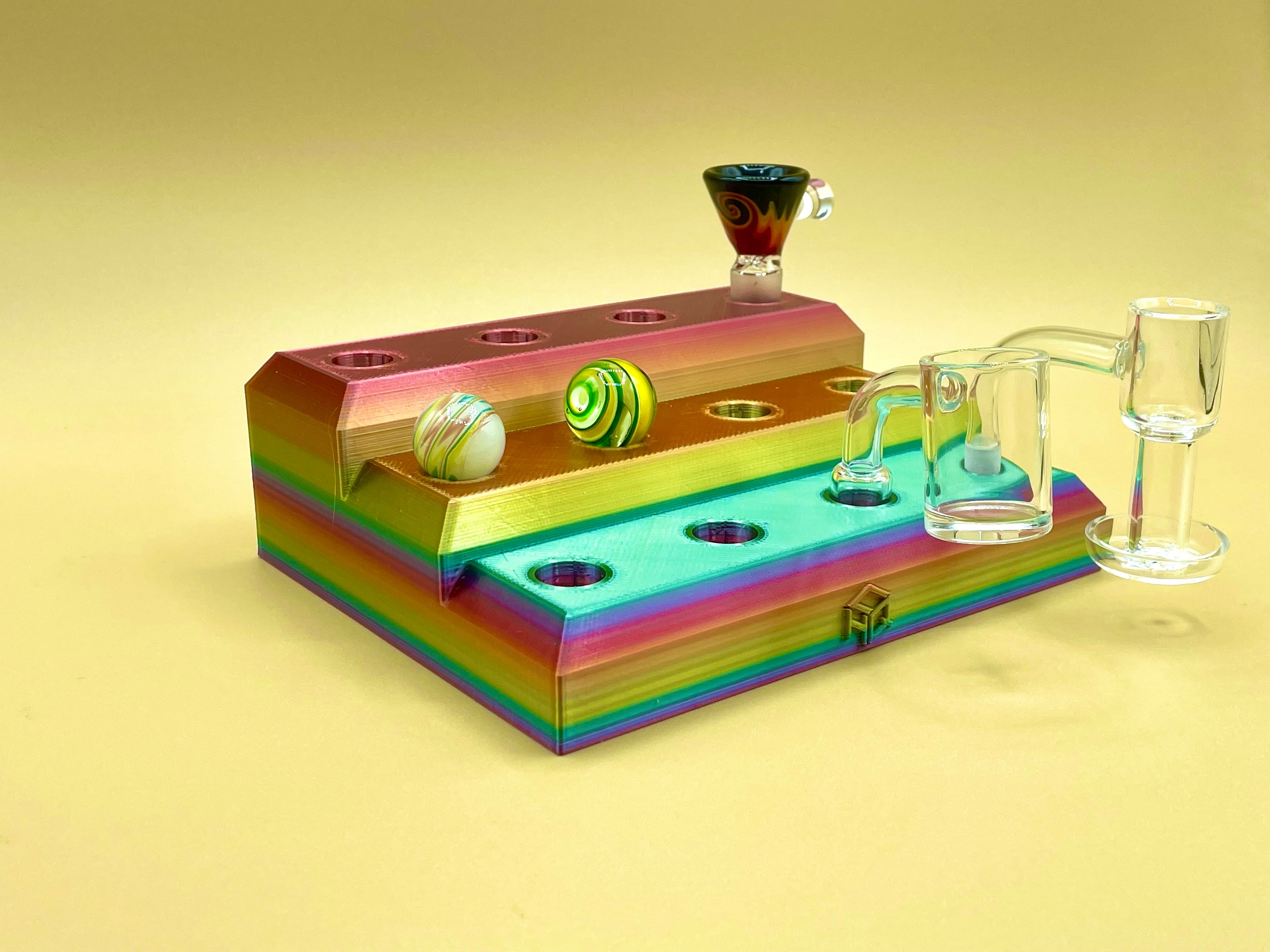 Bowl Piece/Banger Displays (10/14/18mm) 3d model