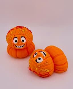 Pumpkin Mini Flexi -Smiley 3d model