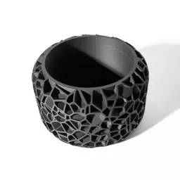 The Vori Planter Pot with Drainage Tray & Stand: Modern and Unique Home Decor for Plants 3d model