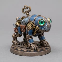 Iris and Orin - Gear Familiar STL - Clockwork Gnome Tinkerers 3d model