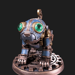 Iris and Orin - Gear Familiar STL - Clockwork Gnome Tinkerers 3d model