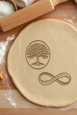 Infinity Set Cookie Cutter, Biscuit Cutter 3d model