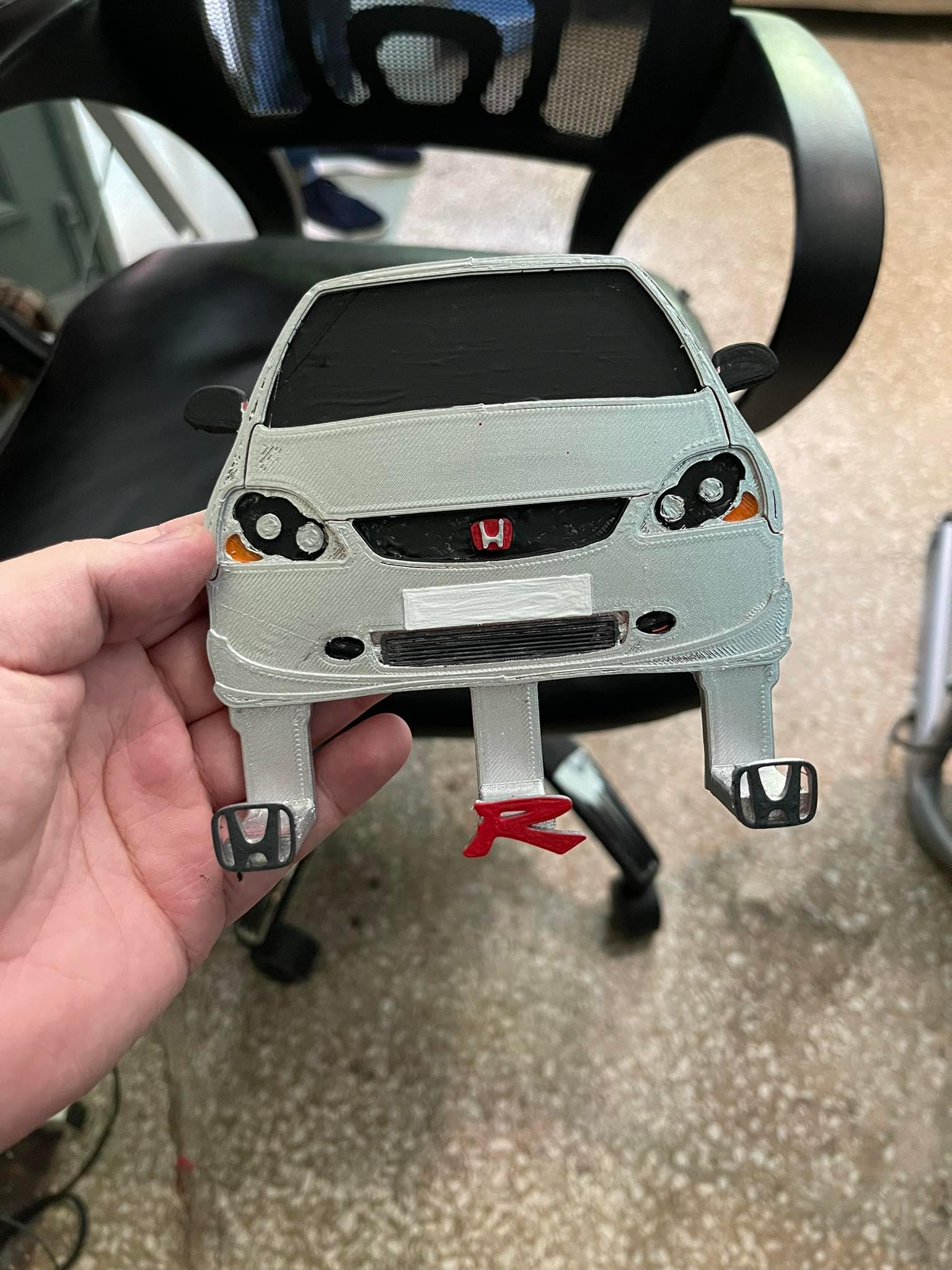 Honda Type r key hanger 3d model