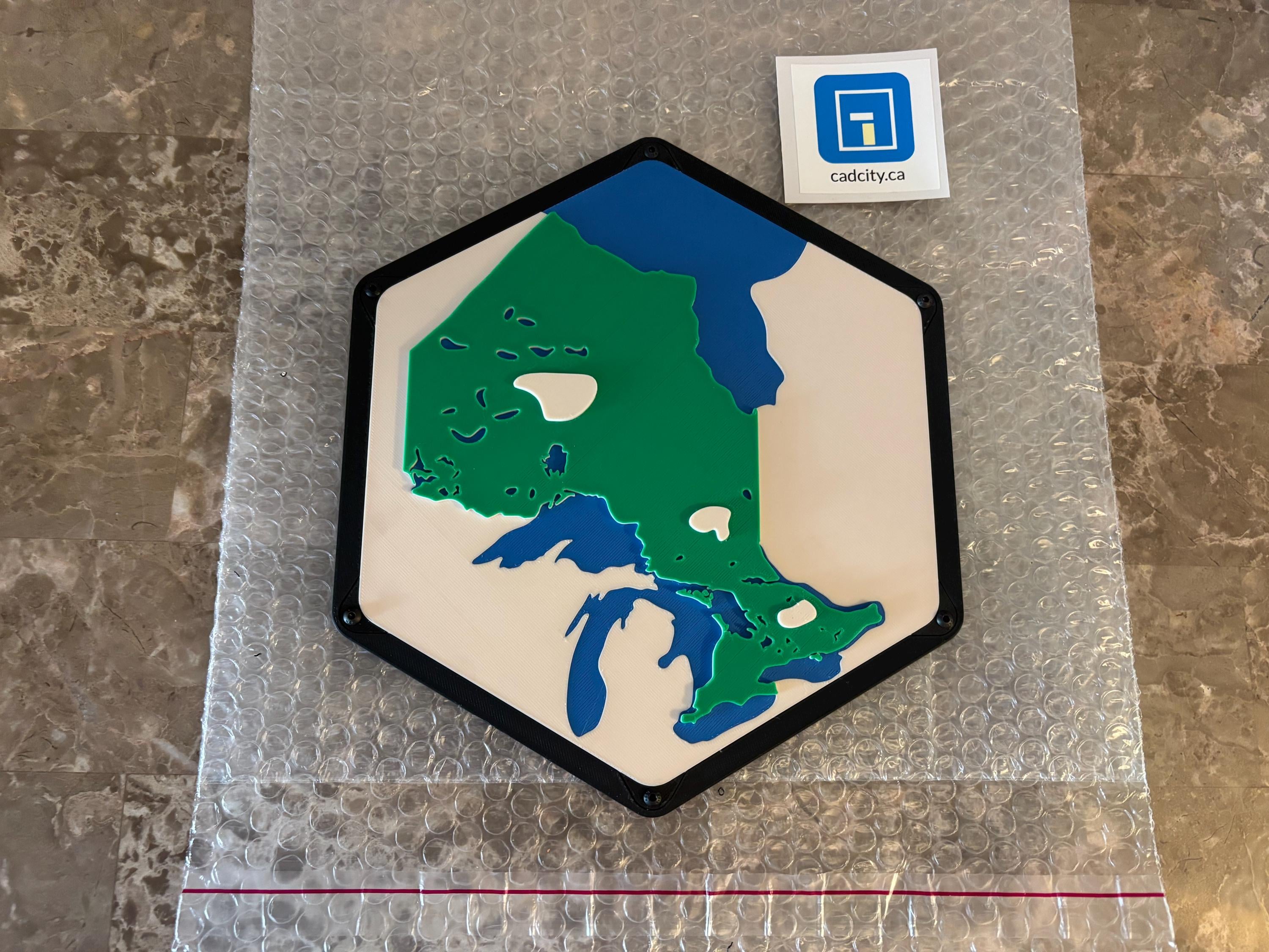 Ontario Hexagon Tile 3d model