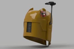 Ursa Wren Rebels Helmet 3D printable files Animated Female Mandalorian Star Wars Cosplay 3d model