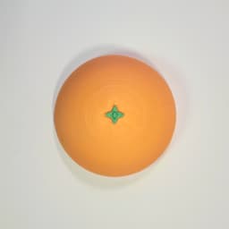 Pair of Decorative Orange Halves Pop-Out 3D Wall Art:: 'Low-Hanging Fruit' Collection 3d model