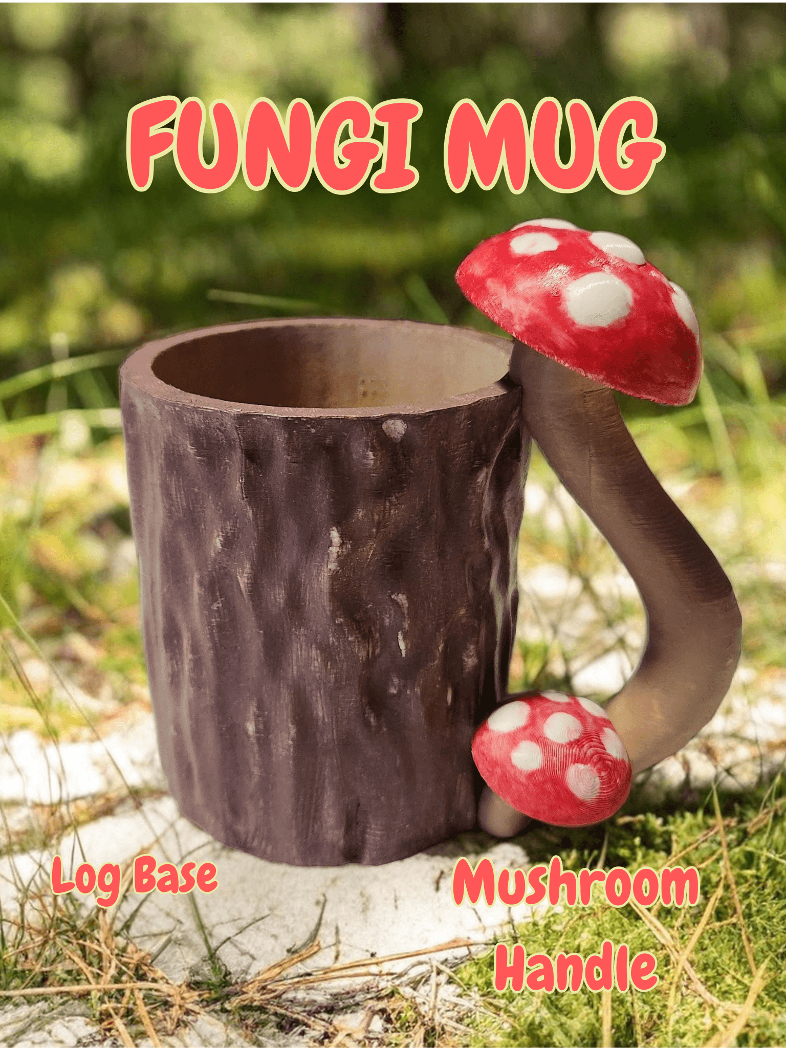 Fungi Mug 3d model