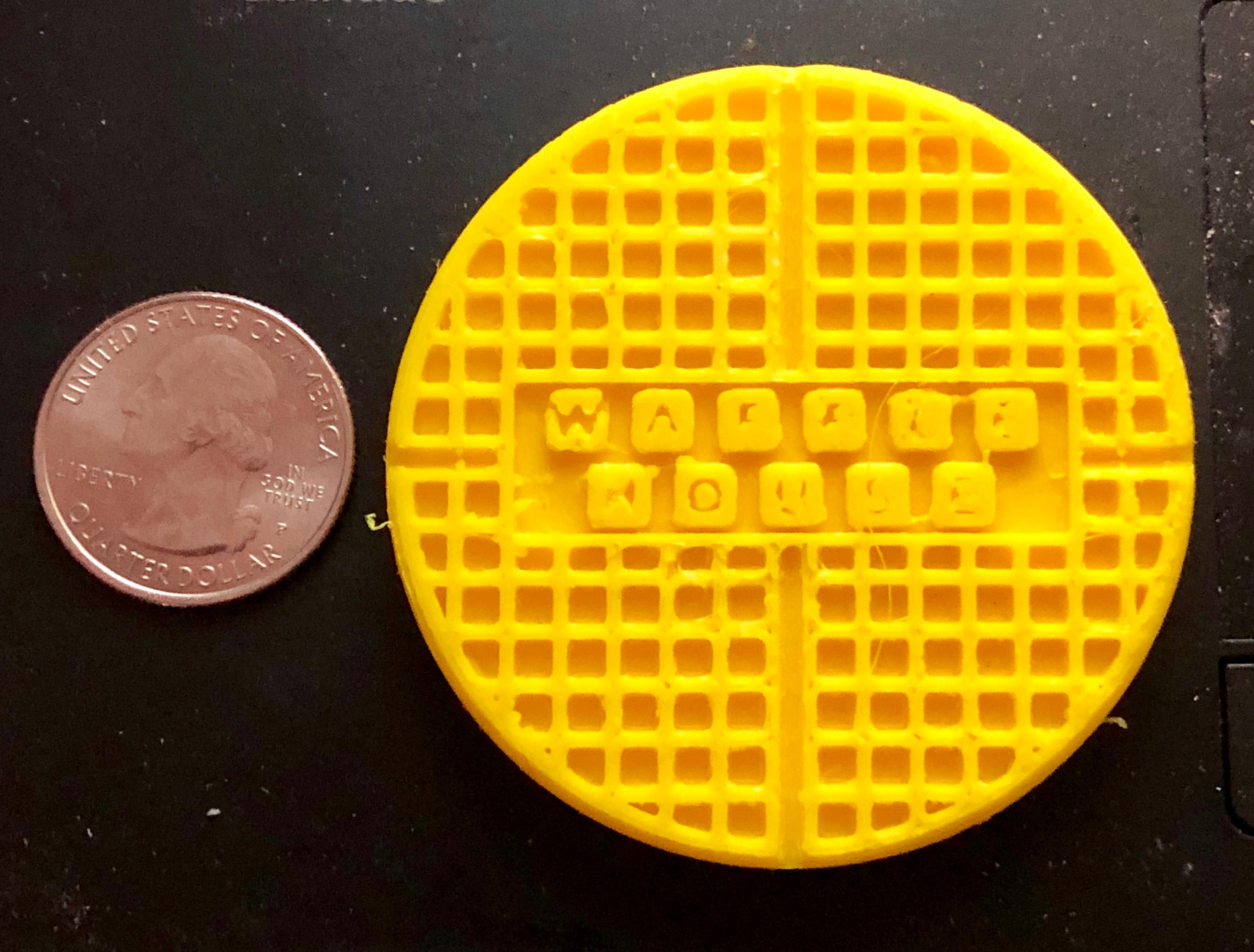 Waffle House Keychain 3d model