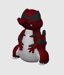 Krookodile (nosupport, 3mf included) 3d model