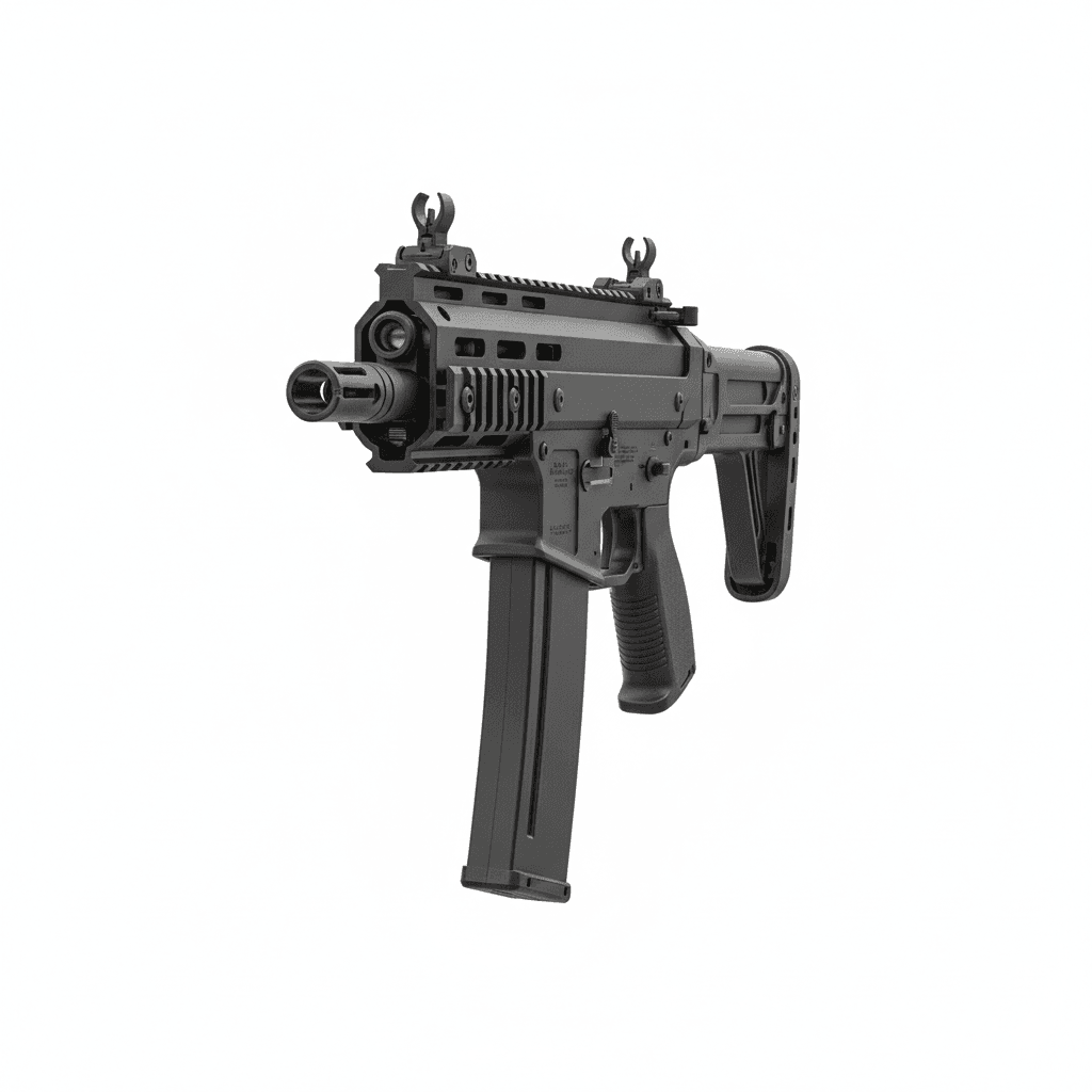 Gun KRISS Vector SDP Compact Weapon 3d model