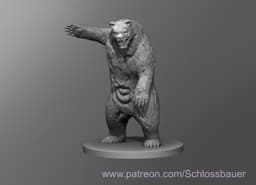 Zombie Bear 3d model