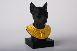 Bastet Cat Goddess Bust - Ancient Egyptian Style Sculpture 3d model