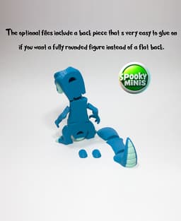 Snake Man (Spooky Minis) 3d model