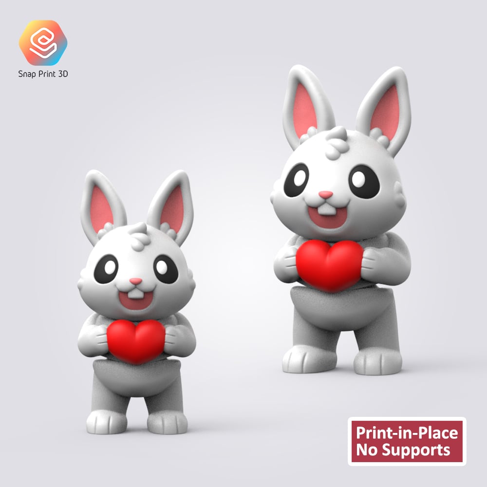 Flexi Valentine Rabbit 3d model