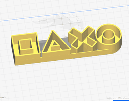 PLAYSTATION ICONS - DECOR 3d model