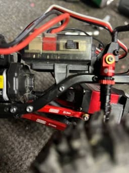 Scx24 servo mount Injora 4-link 3d model