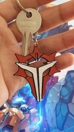 Talon Logo Keychain - Overwatch Prop - Easy Print 3d model