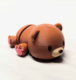 Cute Articulating Bear 3d model