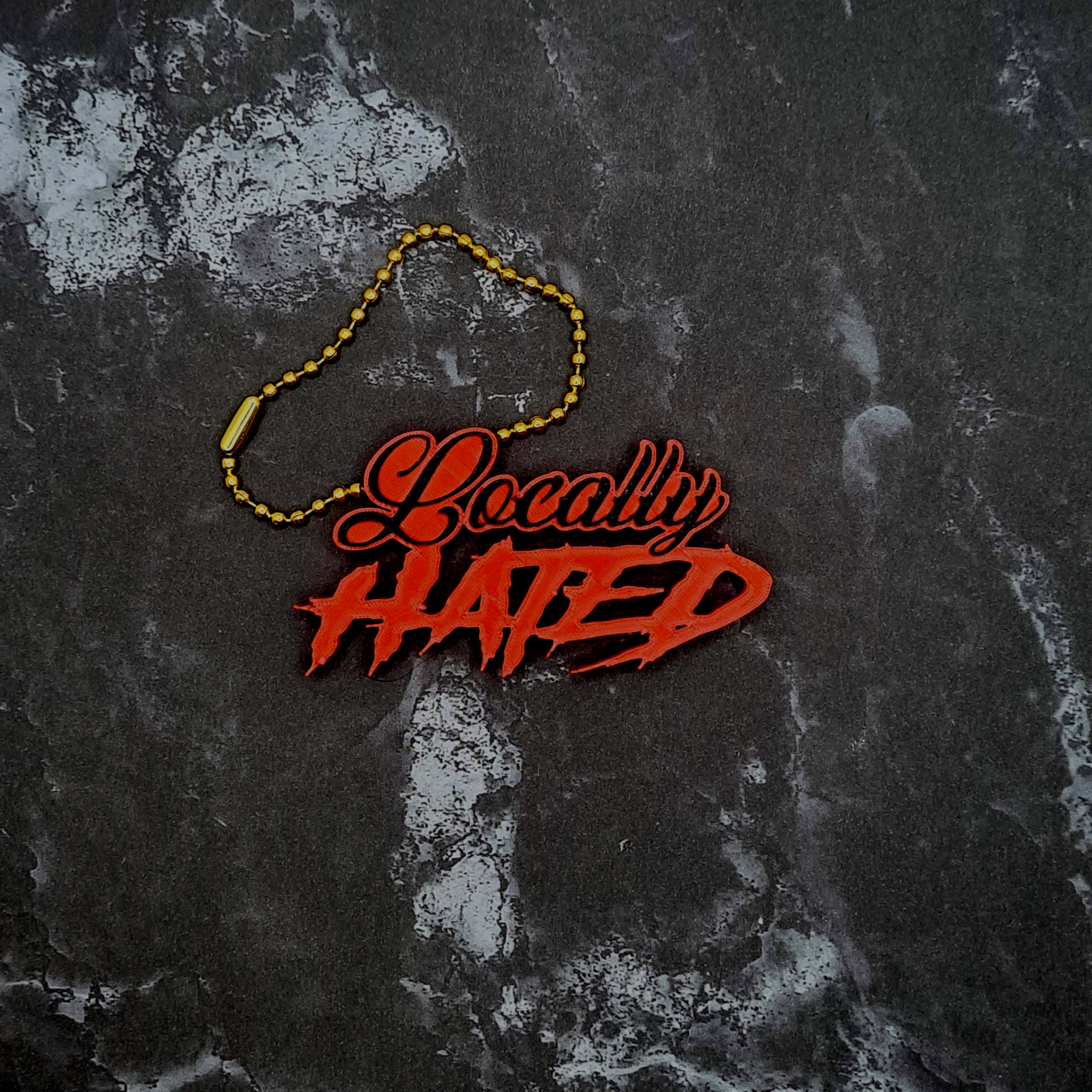 Locally Hated Keychain 3d model