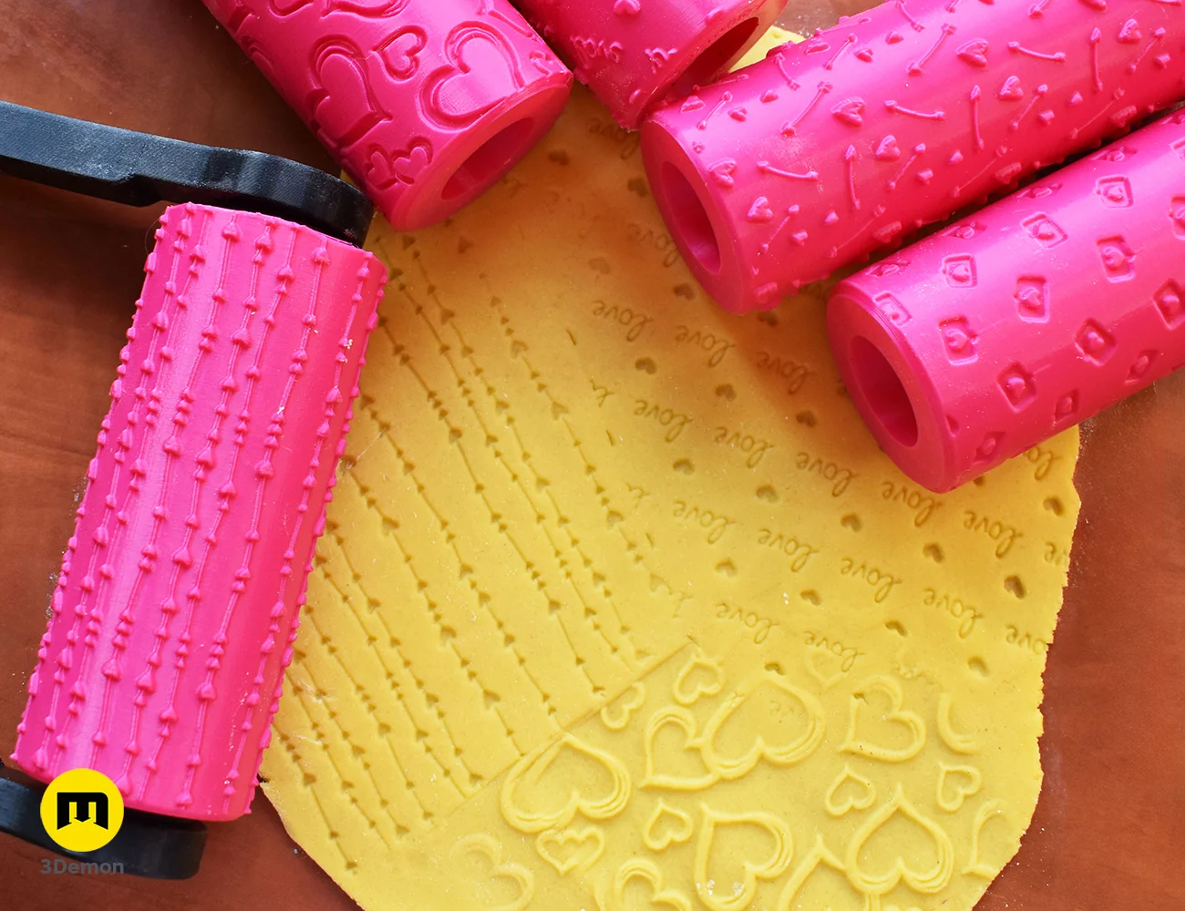 Texture Rollers - Valentine’s Day 3d model