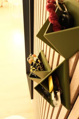 Triangles – Modular Wall Organizer 3d model