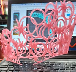 This turned out great! Used a heat gun to soften the print and a Halloween candy bucket to mold the curves. 3d model