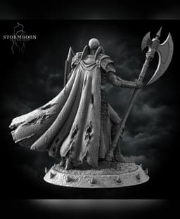 (75mm) Skeleton Commander 3d model